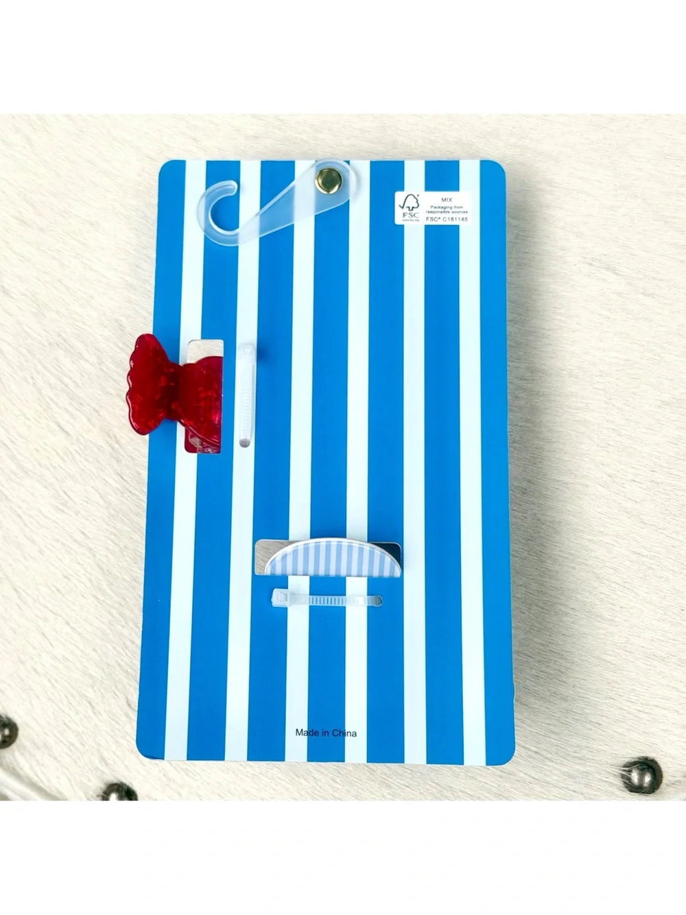 Piper K Lobster Hair Clip Set 2-Pc Acrylic Large Claw Nautical Kitsch Gift NWT